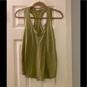 Splendid, lime, razorback tank top